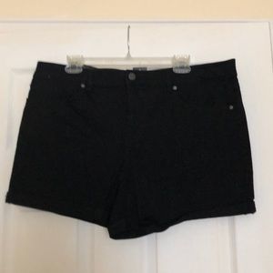 New York & Co women’s plus size back denim shorts